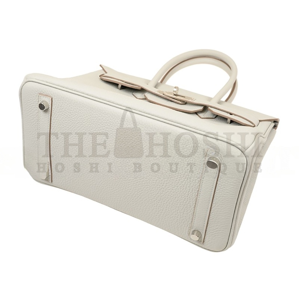 H**me5 BIRKIN 30 TOGO PURE WHITE COWHIDE HANDBAG BK3080TCSS (30*23*15cm) Master Quality